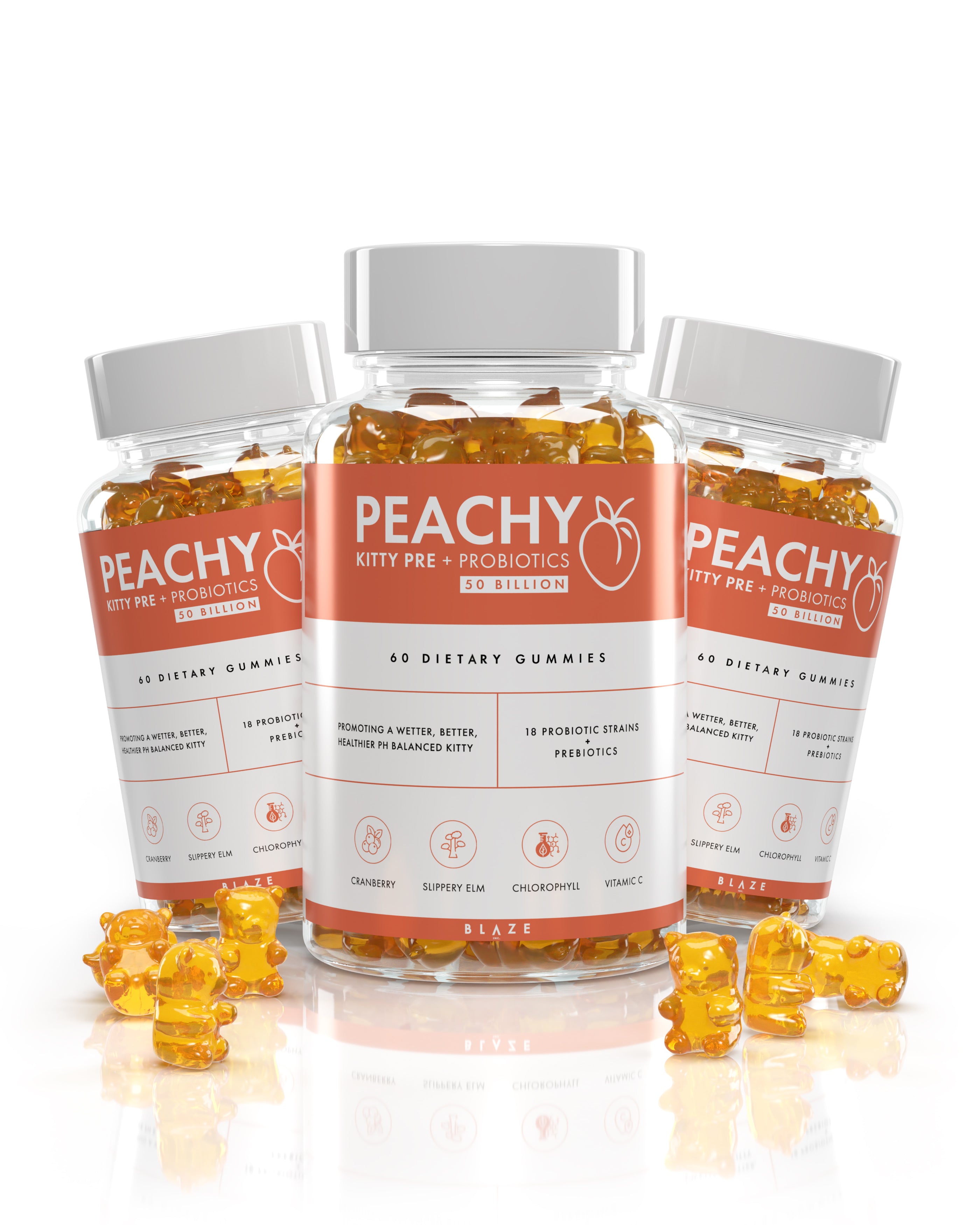Trio Peachy Probiotic's
