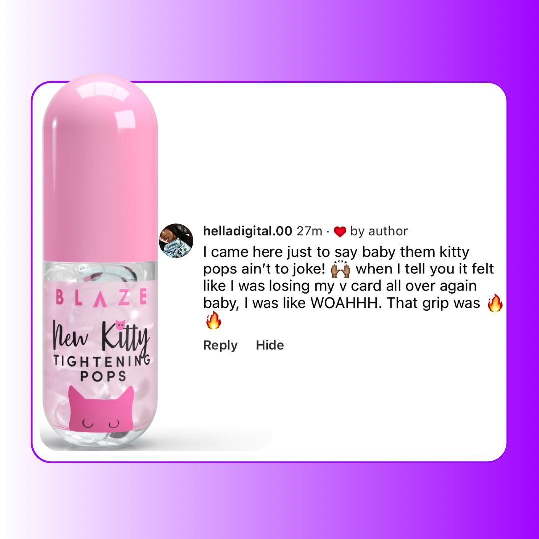 Kitty Tightening Pops