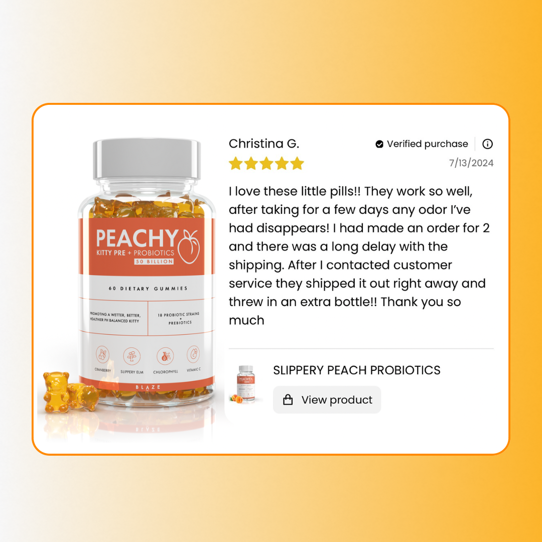 Trio Peachy Probiotic's