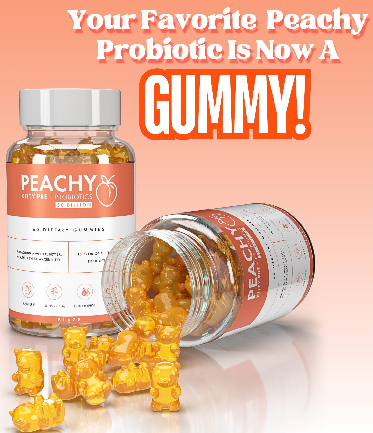 Trio Peachy Probiotic's